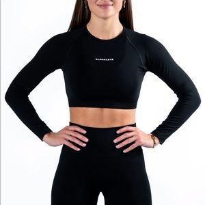 Alphalete amplify black long sleeve
